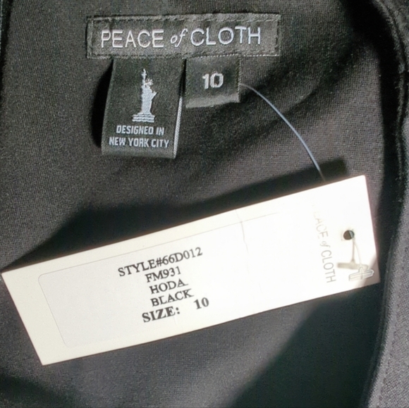 NWT Peace Of Cloth By Jaime Hoda Paramount Knit Dress Size 10 - Picture 4 of 9